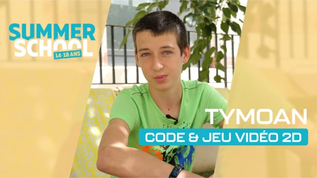Summer School Tymoan stage code jeu vidéo 2D